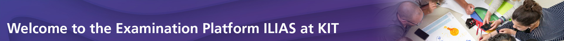 Welcome to the Examination Platform ILIAS at KIT